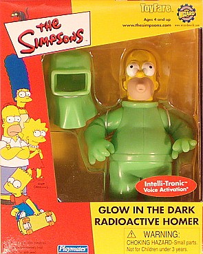 Toyfare Exclusive GITD Radioactive Homer